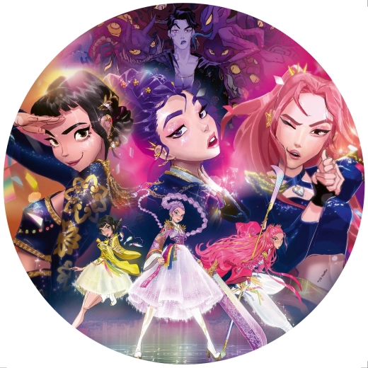 Ravensburger rundes Puzzle K-pop: Dämonenjägerinnen 500 Teile