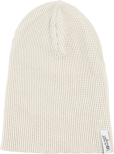 Lodger Beanie Ciumbelle Cloud Dancer Baumwollmütze 1–2 Jahre