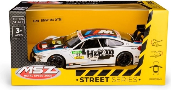 Sammlermodell BMW M4 DTM 1:24 weiß