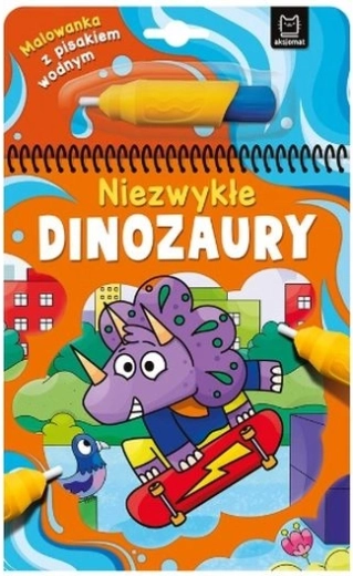 Wasser-Malbuch mit Wasserstift – Außergewöhnliche Dinosaurier