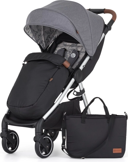 Petite&Mars Sportwagen Royal3 silver ultimate grey