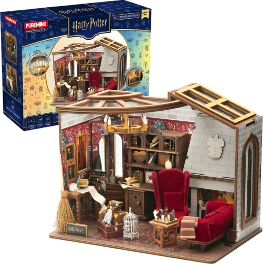 Puremind Harry Potter Holz-3D-Puzzle – Gemeinschaftsraum von Gryffindor