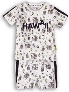 Dirkje Kinder-Zweiteiler-Set Hawaii white-navy
