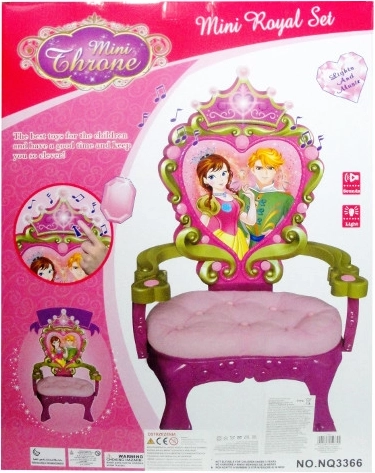 Thron für Mädchen – 1 Stück