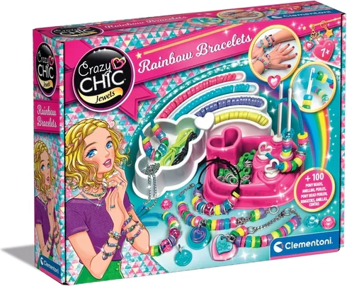 Clementoni Crazy Chic trendige Perlenarmbänder - 1 Stück