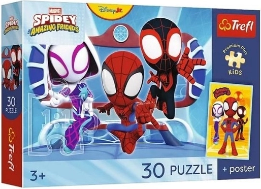 Premium-Puzzle „Spidey in Aktion“ für Kinder (30 Teile)