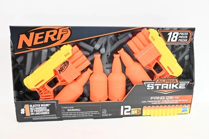 Nerf Alpha Strike Fang QS-4 Schaumstoff-Blaster mit Darts