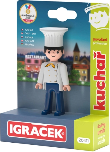 Efko Igráček Koch – Figur mit Zubehör