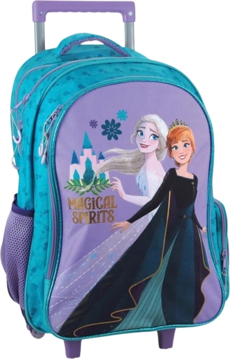 Schulranzen auf Rollen Frozen Magical Spirits, türkis