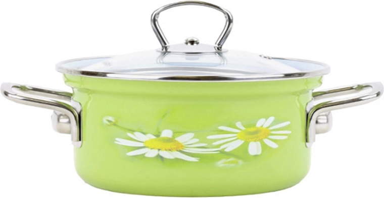Kasserolle BELIS Daisy 16 cm mit Glasdeckel 1,4 l
