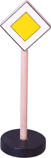 Holzverkehrsschilder für Kinder