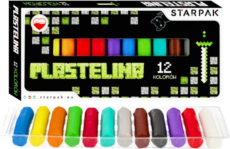Pixel Knetset – 12 Farben