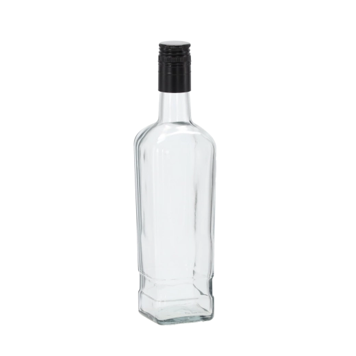 Glasflasche Walker 500 ml mit Schraubverschluss