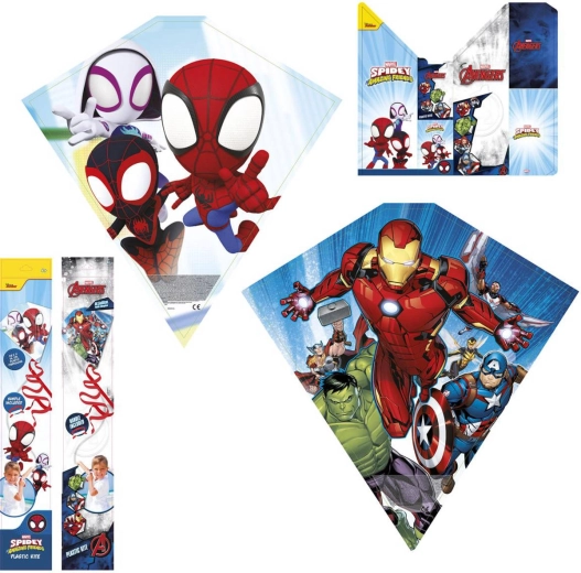 Marvel-Flugdrachen Spidey/Avengers 59 × 56 cm - 1 Stück