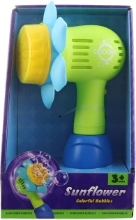 Batteriebetriebene Seifenblasenmaschine Sonnenblume