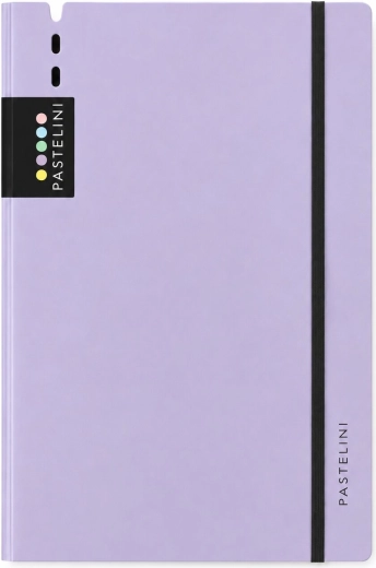 Karis A4 Vier-Ring-Block PASTELLINI lila
