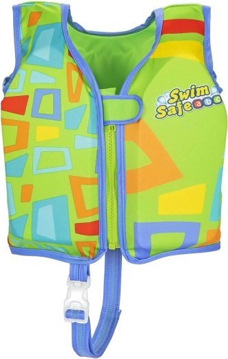 Kinder-Schwimmweste M/L grün BESTWAY für das Schwimmenlernen