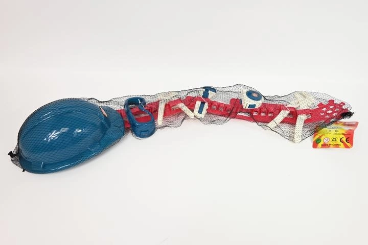 Kinder-Werkzeugset mit Werkzeuggürtel und Schutzhelm