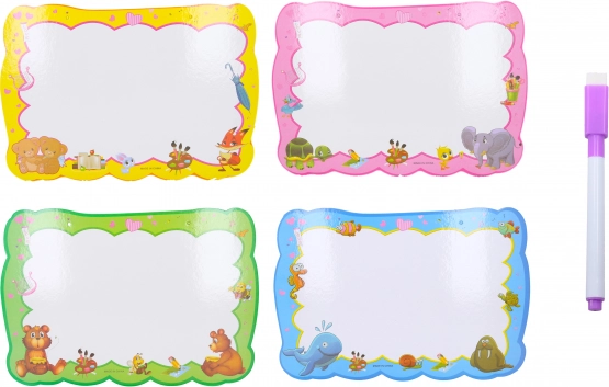 Abwischbare Tafel 25x35 cm mit Marker