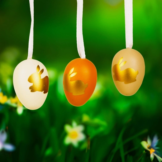 Osterdekoration – Set mit Ostereiern, 12 Stück