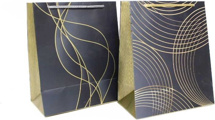 Dekorative Geschenktasche Avantgarde mit Goldeffekt (T-8)