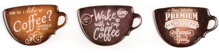 Magnete Coffee Dekor-Mix 3 Stk.