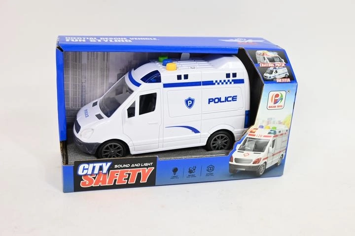 Polizeiauto mit Batteriebetrieb