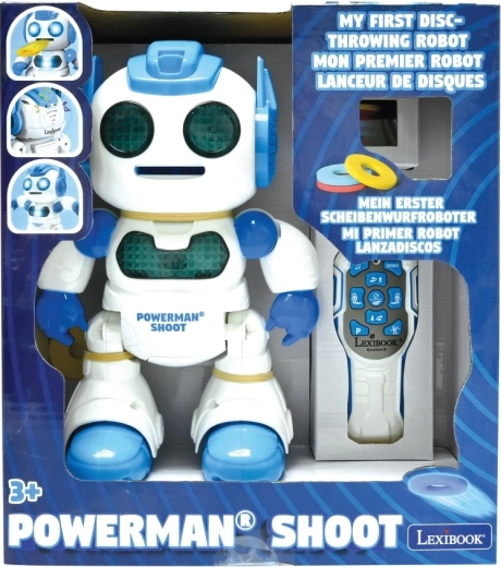 Lexibook multifunktionaler programmierbarer Roboter mit Scheibenabschuss