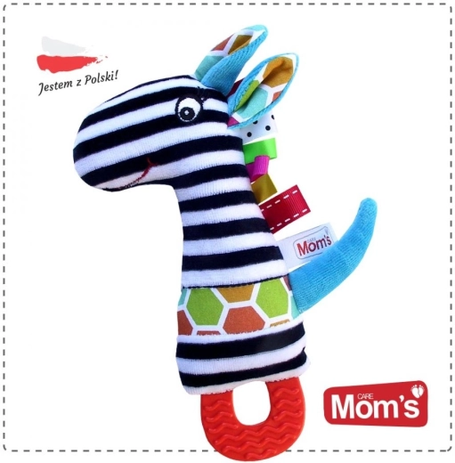 Quietschspielzeug mit Beißring Tymek 3m+ Mom's Care