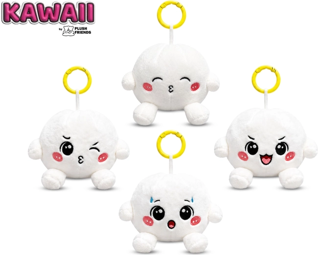 Plüsch-Schlüsselanhänger Bao-Knödel Plush Friends Kawaii 8 cm - 1 Stück