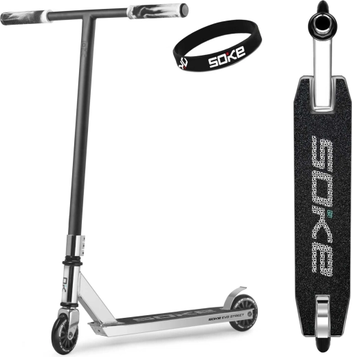 Soke EVO Street Silver Freestyle-Scooter