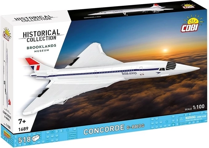 COBI-Bausatz Concorde G-BBDG – 518 Teile