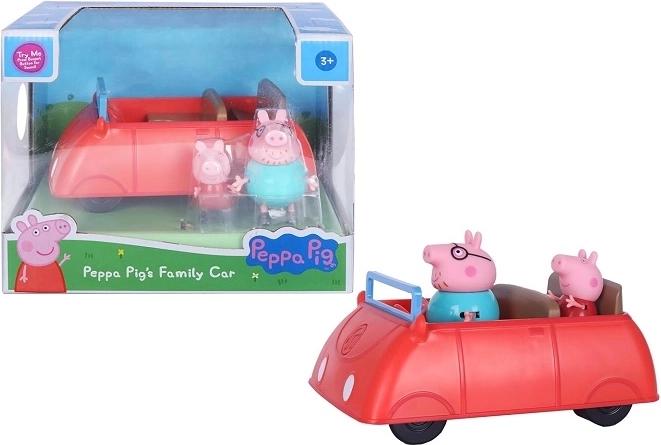 Peppa Pig Familienauto mit 2 Figuren