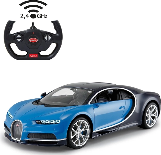Bugatti Chiron RC-Auto 1:14 2,4 GHz blau - 1 Stück