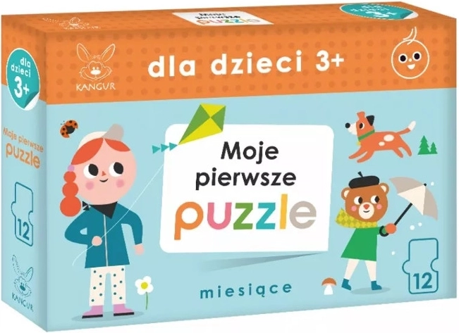 Mein erstes Puzzle für Kinder 3+ – großes Bodenpuzzle 80 cm, 12 Teile