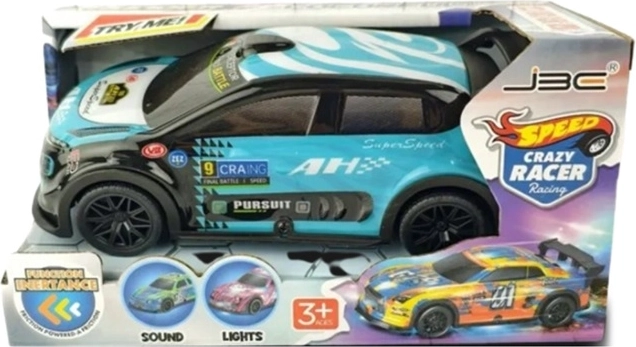 Sportwagen mit Licht- und Soundeffekten in Box