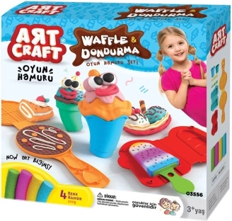 Art Craft Modellierset für Waffeln und Eiscreme 200 g