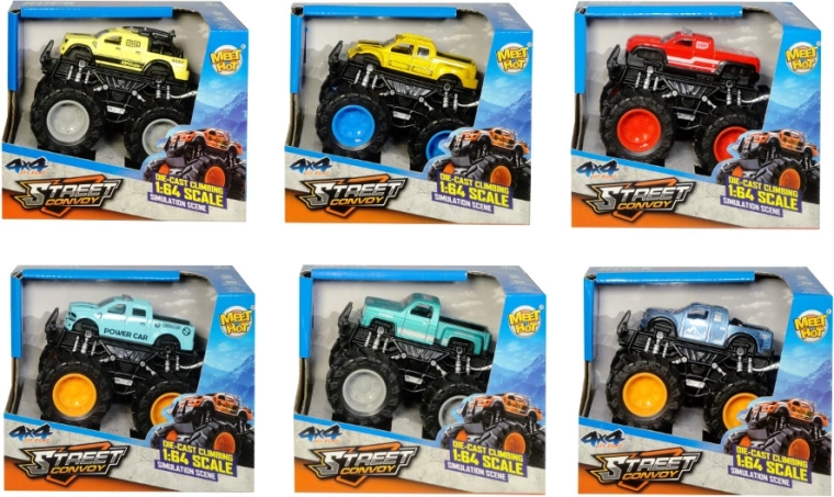 Renn-Monstertruck mit Antrieb 1:64 – 1 Stück