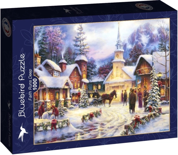 Bluebird Puzzle Hluboká víra 1000 Teile