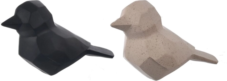 Dekorativer GEO-Vogel aus Polyresin 19 × 9 × 12 cm (2 Varianten)