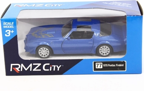 Metallmodell Pontiac Firebird 1978 blau