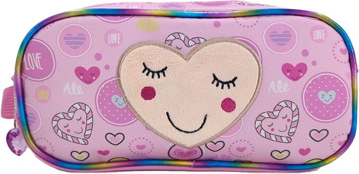 Herzförmiger Taschenanhänger 23,5 cm