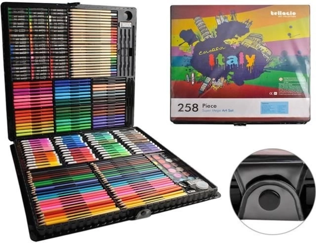 Mal- und Zeichen-Set im Koffer 288 Teile