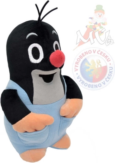 Moravská ústředna Der kleine Maulwurf Plüsch in blauer Hose 25 cm - 1 Stück