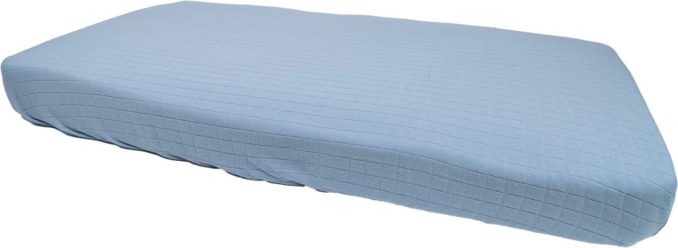 Spannbettlaken für Babybett Lodger Slumber solid 60 × 120 cm blue fogg