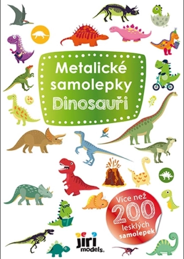Metallische Dinosaurier-Sticker