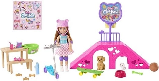 Barbie Chelsea Skatepark-Spielset
