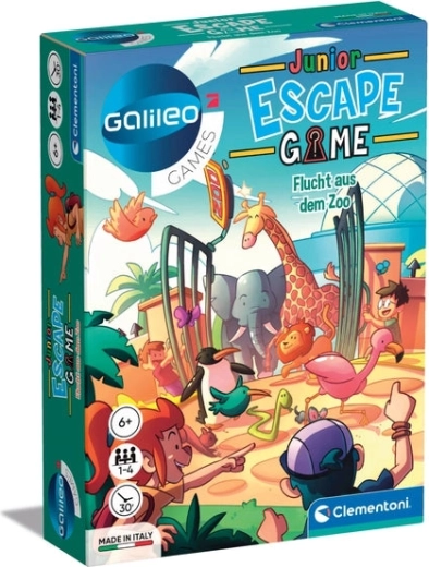 Clementoni Galileo Escape Game Junior: Flucht aus dem Zoo - 1 Stück