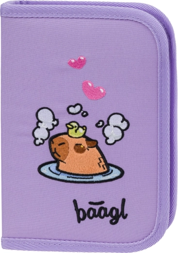 Schuletui BAAGL Capybara – einlagig aus recyceltem Material