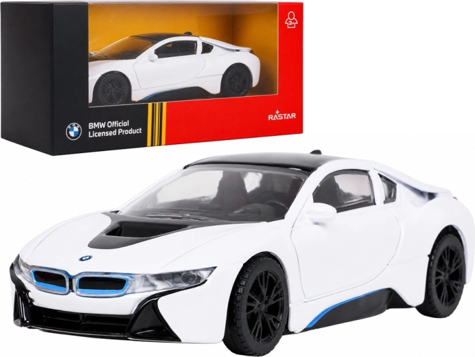 Metallmodell BMW i8 RASTAR im Maßstab 1:43, schwarz